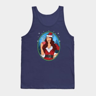 Mrs Claus Hot Cocoa Drinker Tank Top